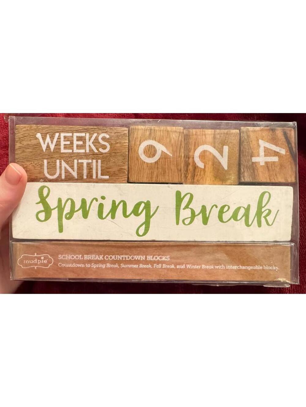 School Break Countdown Blocks - New in Packaging